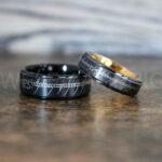 Elvish Rings, Elvish Wedding Rings, Elvish Wedding Bands, Elvish Jewelry, Black Wedding Rings