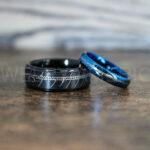Elvish Rings, Elvish Wedding Rings, Elvish Wedding Bands, Elvish Jewelry, Black Wedding Rings - Image 4
