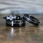 Elvish Rings, Elvish Wedding Rings, Elvish Wedding Bands, Elvish Jewelry, Black Wedding Rings