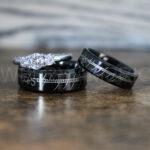 Elvish Rings, Elvish Wedding Rings, Elvish Wedding Bands, Elvish Jewelry, Black Wedding Rings