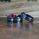 Sun and Moon Rings, Sun and Moon Wedding Rings, Sun and Moon Wedding Bands, Sun and Moon Jewelry, Couple Rings, Matching Couple Rings