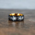 Sun and Moon Rings, Sun and Moon Wedding Rings, Sun and Moon Wedding Bands, Sun and Moon Jewelry, Couple Rings, Matching Couple Rings - Image 3