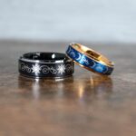 Sun and Moon Rings, Sun and Moon Wedding Rings, Sun and Moon Wedding Bands, Sun and Moon Jewelry, Couple Rings, Matching Couple Rings
