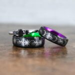 Sun and Moon Rings, Sun and Moon Wedding Rings, Sun and Moon Wedding Bands, Sun and Moon Jewelry, Couple Rings, Matching Couple Rings