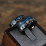 Sun and Moon Rings, Sun and Moon Wedding Rings, Sun and Moon Wedding Bands, Sun and Moon Jewelry, Couple Rings, Matching Couple Rings