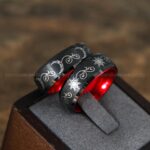 Sun and Moon Rings, Sun and Moon Wedding Rings, Sun and Moon Wedding Bands, Sun and Moon Jewelry, Couple Rings, Matching Couple Rings - Image 3