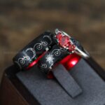 Sun and Moon Rings, Sun and Moon Wedding Rings, Sun and Moon Wedding Bands, Sun and Moon Jewelry, Couple Rings, Matching Couple Rings