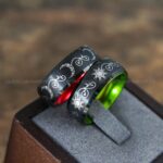 Sun and Moon Rings, Sun and Moon Wedding Rings, Sun and Moon Wedding Bands, Sun and Moon Jewelry, Couple Rings, Matching Couple Rings