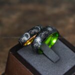 Sun and Moon Rings, Sun and Moon Wedding Rings, Sun and Moon Wedding Bands, Sun and Moon Jewelry, Couple Rings, Matching Couple Rings