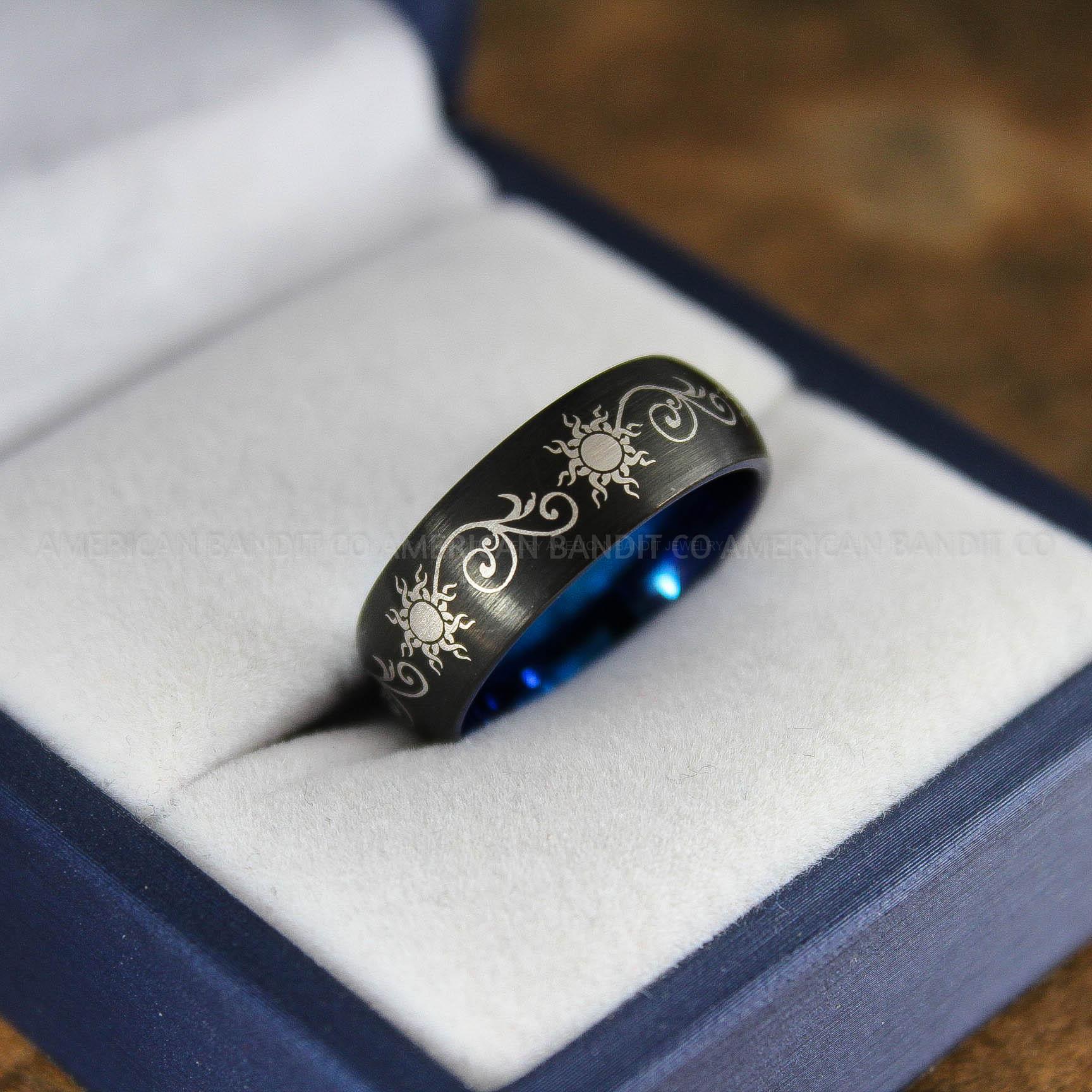 IMG_9079 Sun and Moon Ring, Sun and Moon Wedding Ring, Sun and Moon Wedding Band, Sun and Moon Jewelry - Image 1