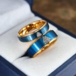 Til Valhalla Rings, Viking Rings, Runes Rings, Valknut Rings, Nordic Rings, Norsemen Rings, Nordic Runes Rings, Rose Gold Tungsten Bands