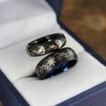Sun and Moon Rings, Sun and Moon Wedding Rings, Sun and Moon Wedding Bands, Sun and Moon Jewelry, Couple Rings, Matching Couple Rings