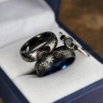 Sun and Moon Rings, Sun and Moon Wedding Rings, Sun and Moon Wedding Bands, Sun and Moon Jewelry, Couple Rings, Matching Couple Rings