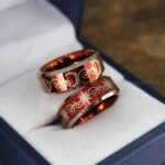 Sun and Moon Rings, Sun and Moon Wedding Rings, Sun and Moon Wedding Bands, Sun and Moon Jewelry, Couple Rings, Matching Couple Rings