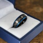 Sun and Moon Ring, Sun and Moon Wedding Ring, Sun and Moon Wedding Band, Sun and Moon Jewelry - Image 2