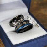 Sun and Moon Rings, Sun and Moon Wedding Rings, Sun and Moon Wedding Bands, Sun and Moon Jewelry