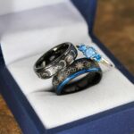 Sun and Moon Rings, Sun and Moon Wedding Rings, Sun and Moon Wedding Bands, Sun and Moon Jewelry