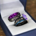 Sun and Moon Ring, Sun and Moon Wedding Ring, Sun and Moon Wedding Band, Sun and Moon Jewelry