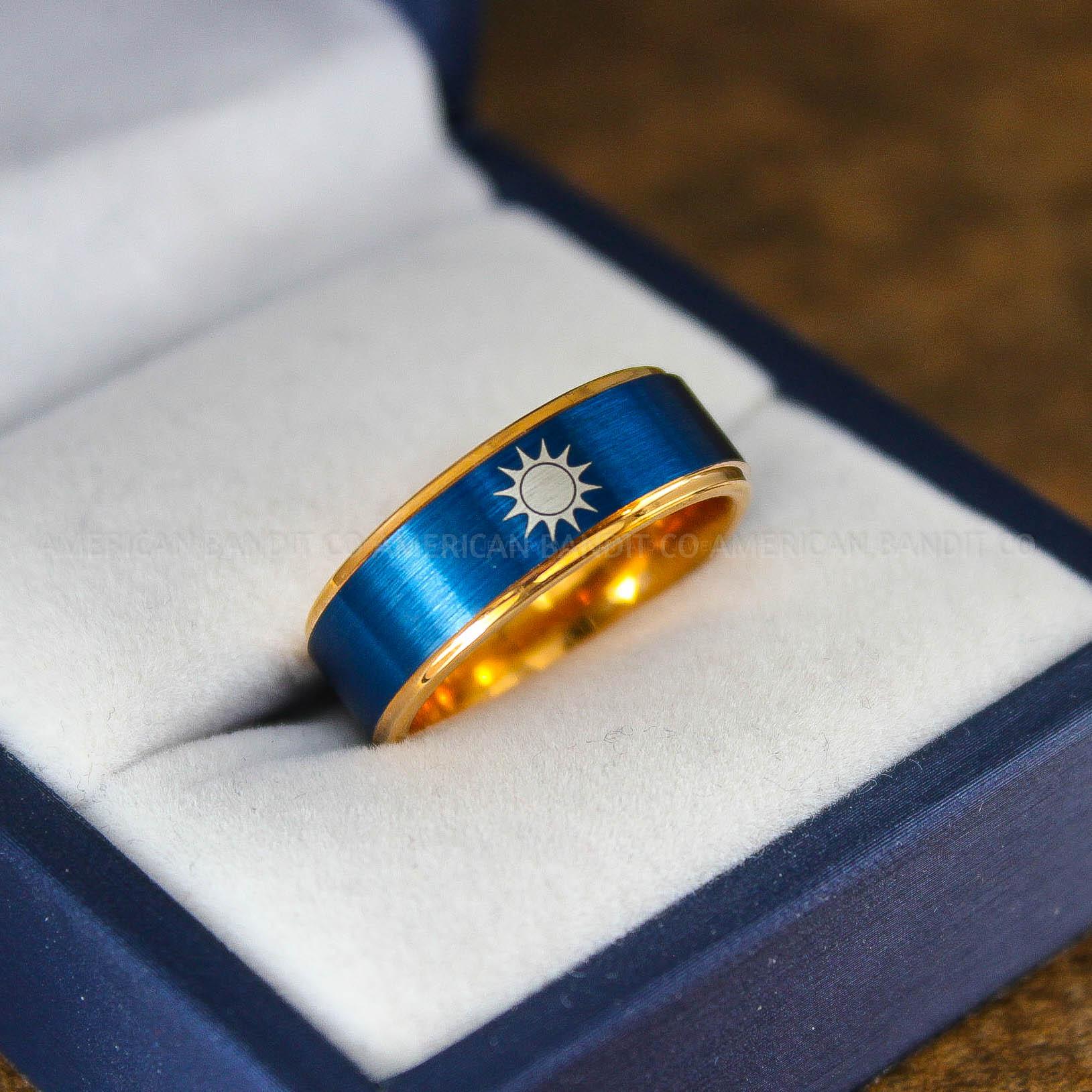 IMG_9137 Sun and Moon Ring, Sun and Moon Wedding Ring, Sun and Moon Wedding Band, Sun and Moon Jewelry - Image 1