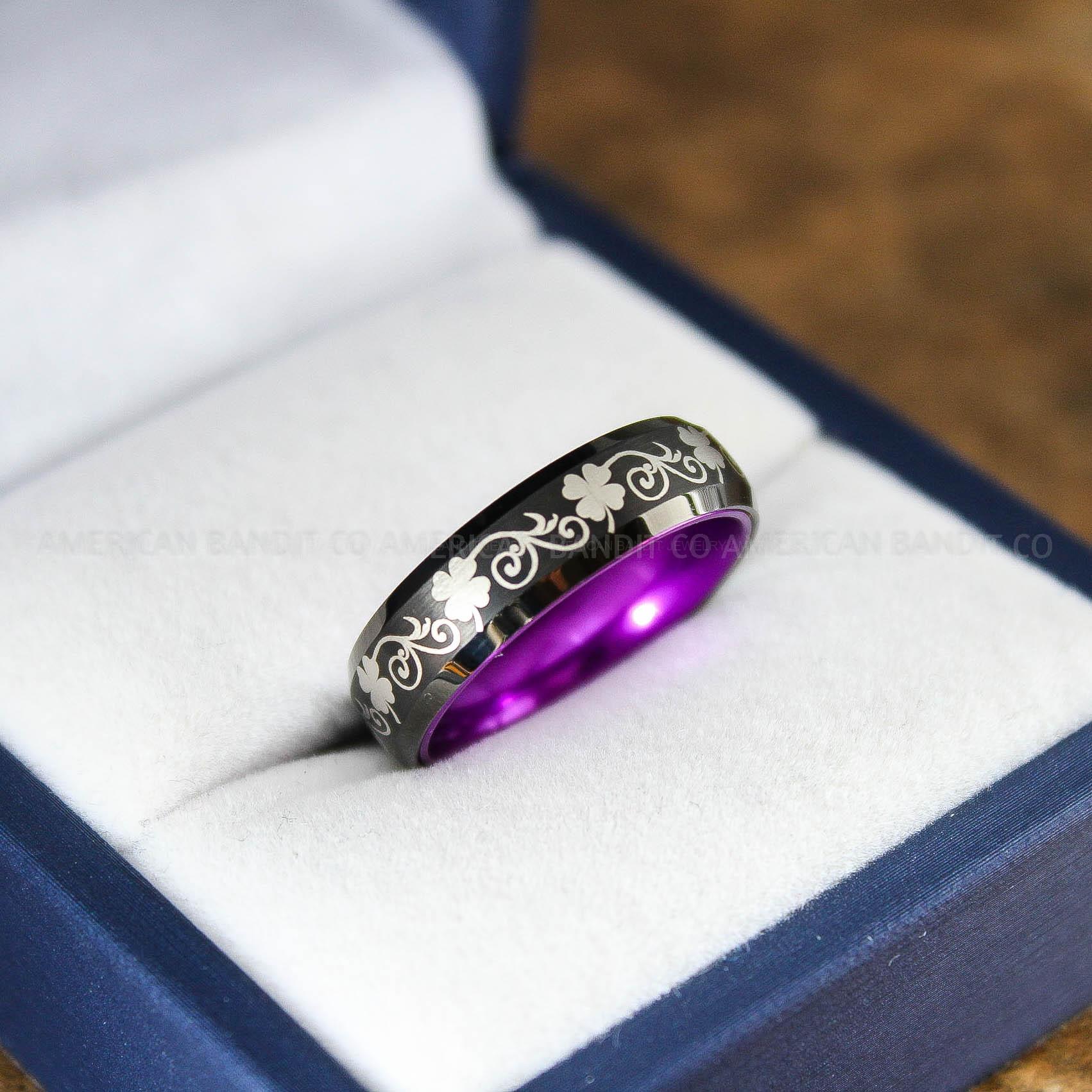 IMG_9151 Irish Ring, Clover Ring, Shamrock Ring, Irish Jewelry, Irish Wedding Band, Celtic Ring, St. Patrick's Day Gift, Ireland Ring, Irish Wedding - Image 1