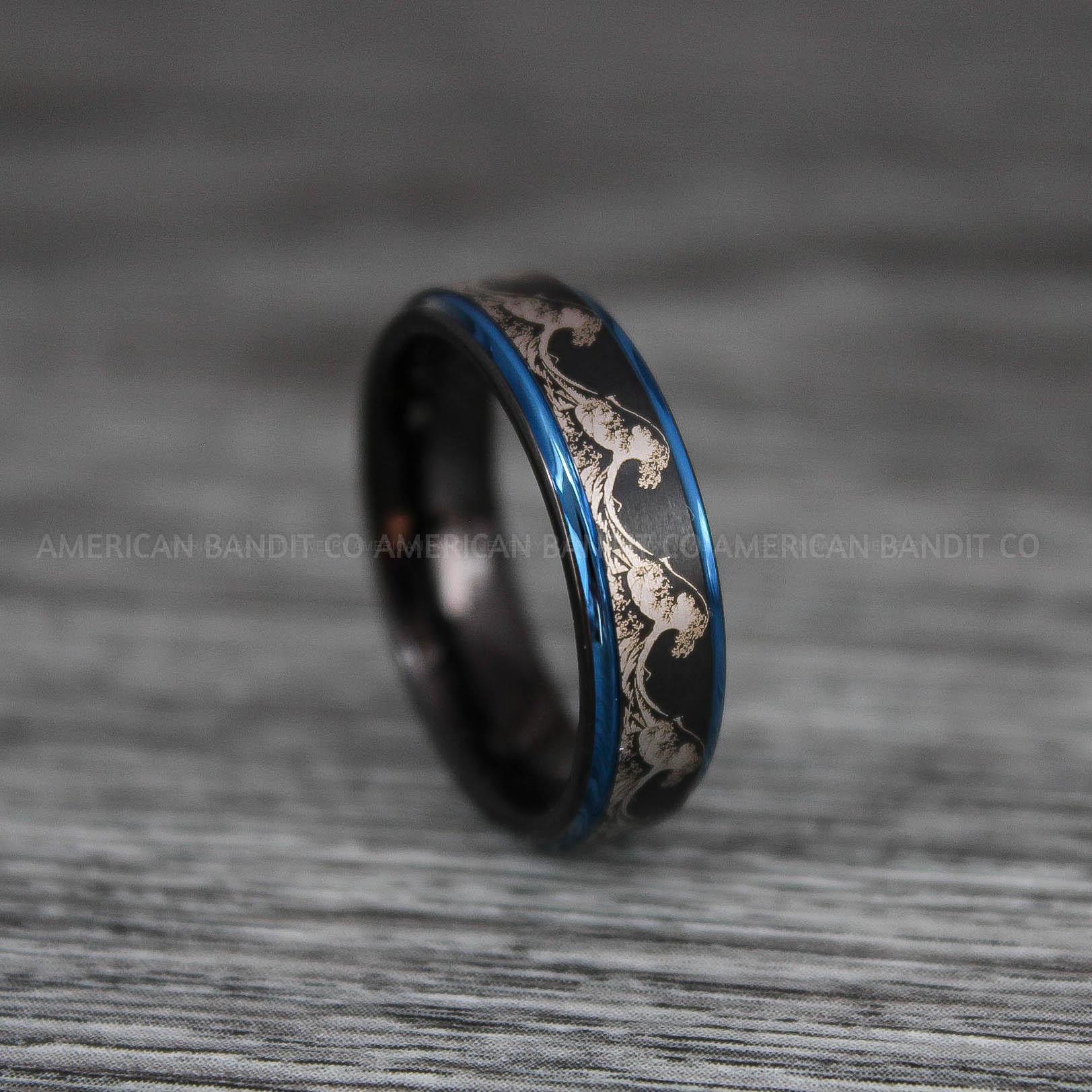 IMG_9177 Ocean Wave Ring, Wave Ring, Beach Jewelry, Beach Wedding Ring, Summer Wedding Ring - Image 1