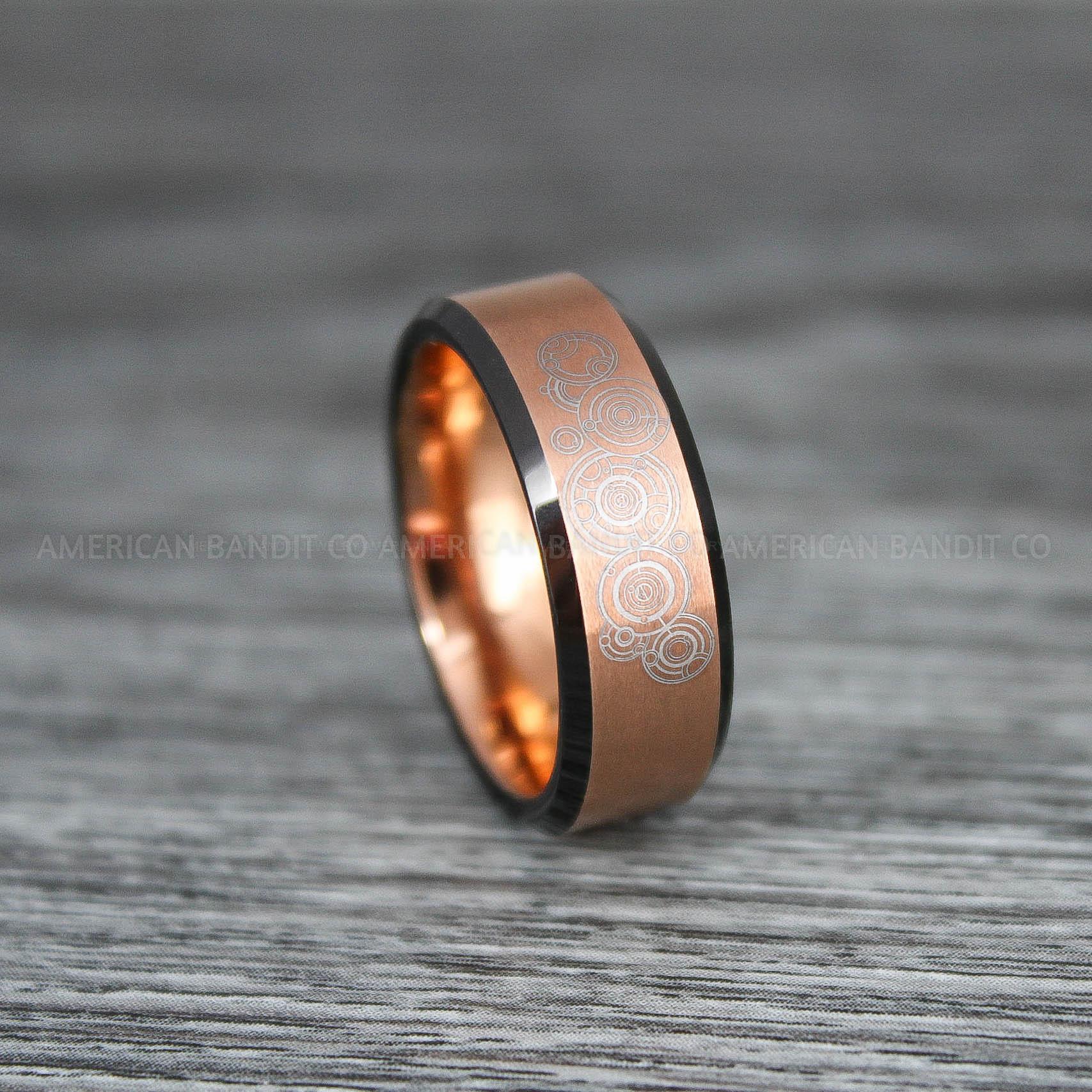 IMG_9181 Dr Who Rings, Dr Who Wedding Rings, Dr Who Jewelry, Gallifreyan Rings, Gallifreyan Wedding Rings, Gallifreyan Wedding Bands, Gallifreyan Jewelry - Image 1