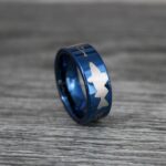 Walleye Ring, Walleye Jewelry, Fishing Ring, Fisherman Ring, Walleye Wedding Ring, Hunting Ring, Fish Hooks Ring