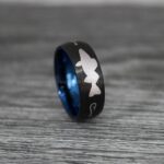 Walleye Ring, Walleye Jewelry, Fishing Ring, Fisherman Ring, Walleye Wedding Ring, Hunting Ring, Fish Hooks Ring