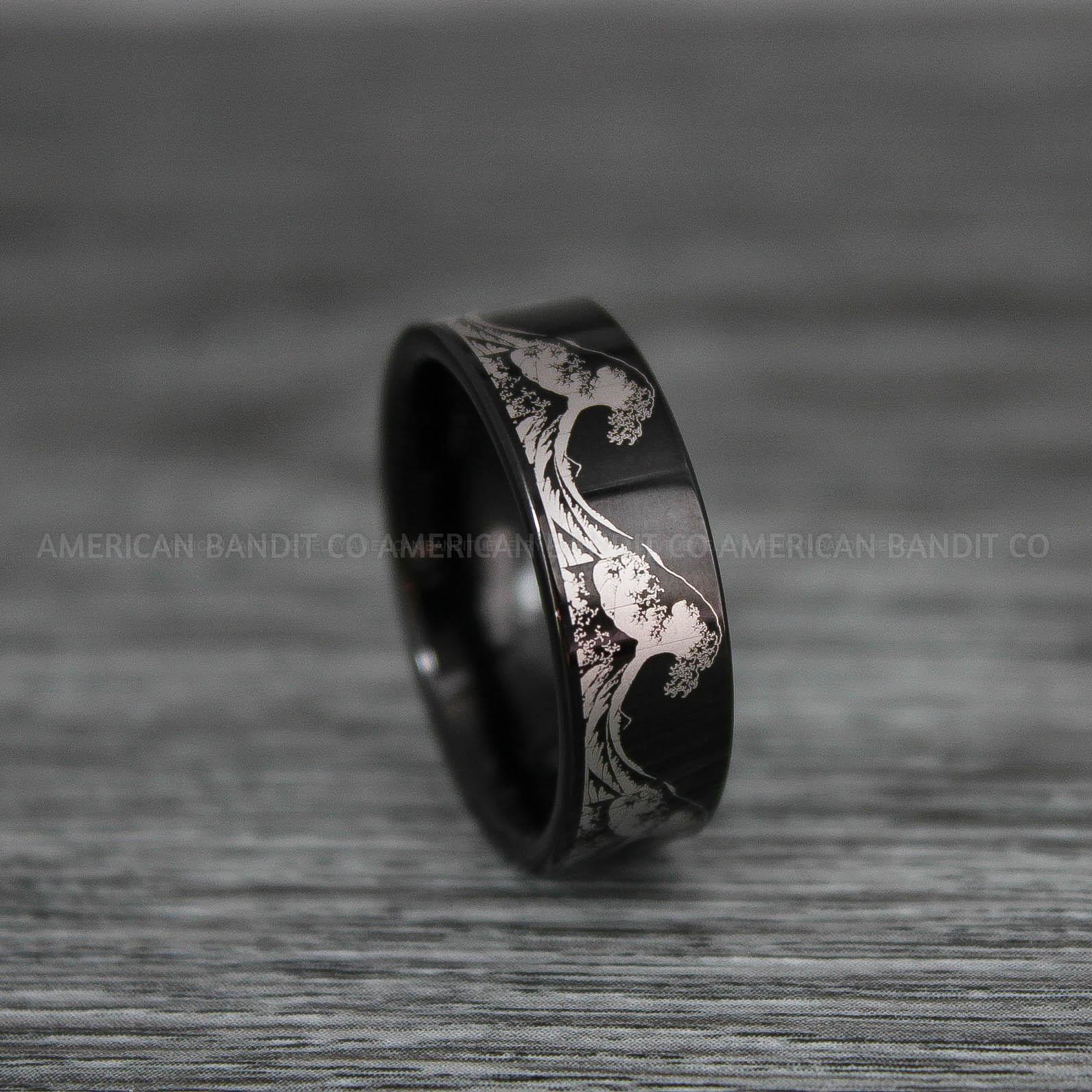 IMG_9216 Ocean Wave Ring, Wave Ring, Beach Jewelry, Beach Wedding Ring, Summer Wedding Ring - Image 1