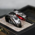 Ocean Wave Rings, Wave Rings, Beach Jewelry, Beach Wedding Rings, Summer Wedding Rings