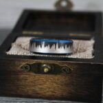 Forest Scene Ring, Forest Ring, Fir Tree Ring, Forest Jewelry, Mountain Range Ring, Mountains Scene Ring