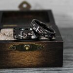 Fishing Ring, Fisherman Ring, Fishing Jewelry, Fishing Wedding Band, Hunting Ring, Fish Hooks Ring, Fishing Wedding Ring - Image 3