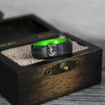 Nautical Ring, Anchor Ring, Black Anchor Rings, Black Wedding Rings, Black Nautical Rings, Black Wedding Bands, Black Anchor Tungsten Rings