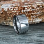 Silver Wedding Bands, Silver Wedding Rings, Couple Rings, Couple Wedding Bands, Matching Rings - Image 4