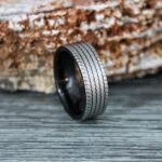 Tire Ring, Tire Tread Pattern Ring, Tire Tread Ring, Mechanic Ring, Auto Racing Ring, Truck Driver Ring