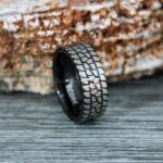 Tire Ring, Tire Tread Pattern Ring, Tire Tread Ring, Mechanic Ring, Auto Racing Ring, Truck Driver Ring
