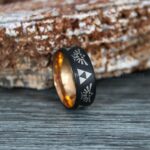 Zelda Rings, Zelda Wedding Rings, Gamer Rings, Gamer Jewelry, Zelda Wedding Bands, Gamer Wedding Rings, Black Wedding Ring