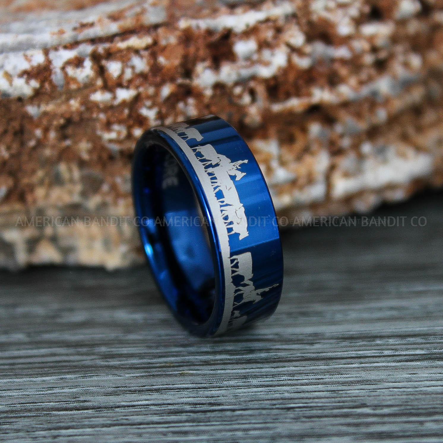 IMG_9358 Farm Ring, Tractor Ring, Rancher Ring, Cattle Rancher Ring, Cattle Ring, Cowboys Rings, Farmer Ring, Cowboys Wedding Band - Image 1