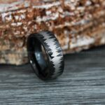 Soundwave Ring, Soundwave Jewelry, Soundwave Wedding Band, Soundwave Wedding Ring