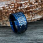 Circuit Board Ring, Circuit Board Wedding Band, Gamer Ring, Gamer Wedding Band