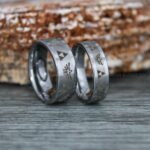 Zelda Rings, Zelda Wedding Rings, Gamer Rings, Gamer Jewelry, Zelda Wedding Bands, Gamer Wedding Rings, Silver Wedding Rings - Image 3