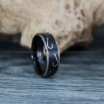 Fishing Ring, Fisherman Ring, Fishing Jewelry, Fishing Wedding Band, Hunting Ring, Fish Hooks Ring, Fishing Wedding Ring