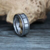 Filmstrip Ring, Photography Ring, Camera Ring, Lens Ring, Camera Lens Ring, Silver Ring, Silver  Tungsten Wedding Band, Silver Wedding Band