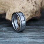 Filmstrip Ring, Photography Ring, Camera Ring, Lens Ring, Camera Lens Ring, Silver Ring, Silver  Tungsten Wedding Band, Silver Wedding Band
