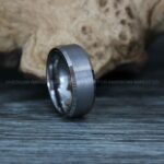 Silver Ring, Silver Wedding Ring, Silver Wedding Band, Silver Tungsten Wedding Ring