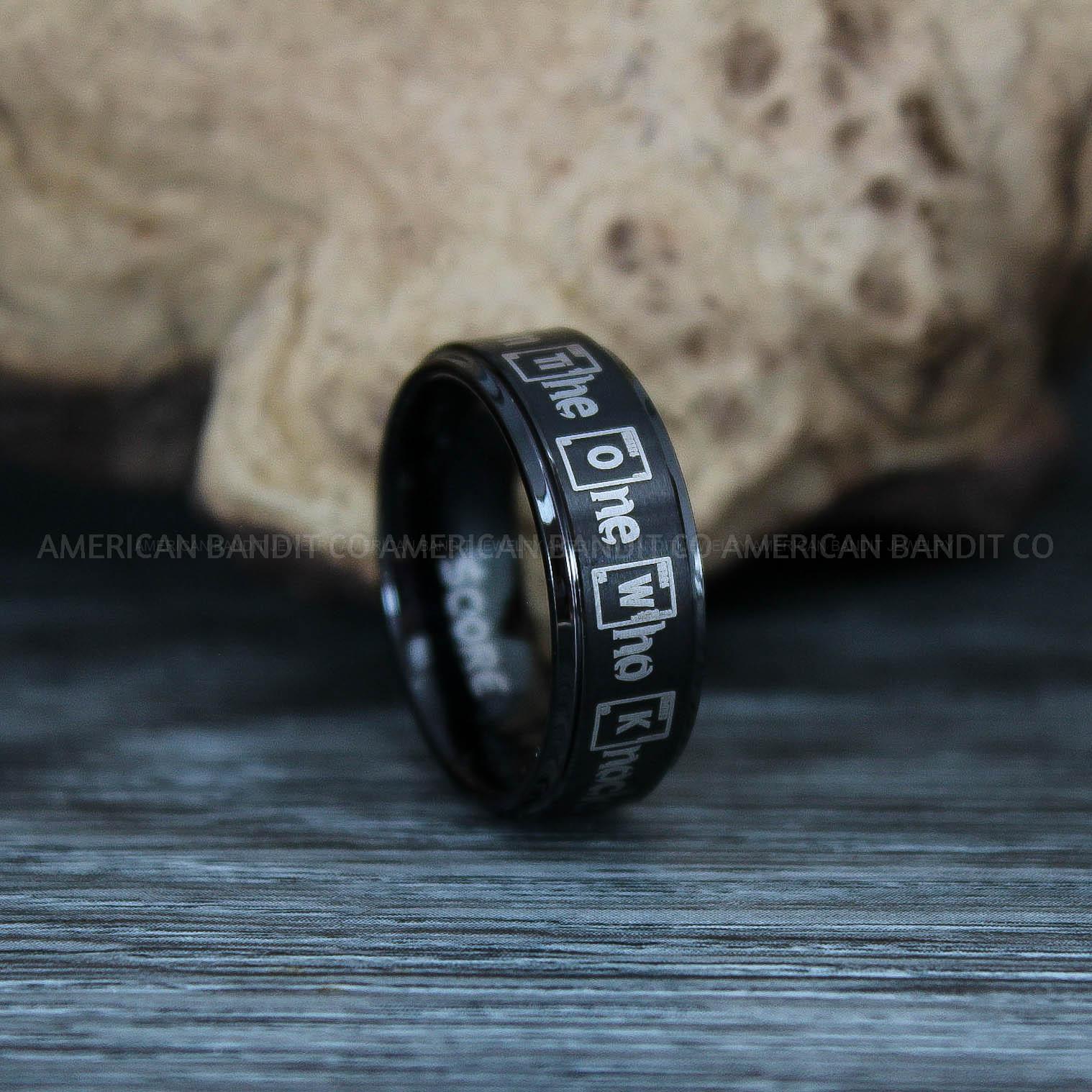 IMG_9450 Breaking Bad Ring, Heisenberg Ring, Heisenberg Jewelry, Walter White Ring - Image 1