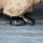 Zelda Rings, Zelda Wedding Rings, Gamer Rings, Gamer Jewelry, Zelda Wedding Bands, Gamer Wedding Rings, Black Wedding Rings - Image 4