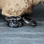 Zelda Rings, Zelda Wedding Rings, Gamer Rings, Gamer Jewelry, Zelda Wedding Bands, Gamer Wedding Rings, Black Wedding Rings