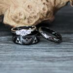 Zelda Rings, Zelda Wedding Rings, Gamer Rings, Gamer Jewelry, Zelda Wedding Bands, Gamer Wedding Rings, Black Wedding Rings