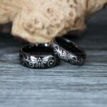 Zelda Rings, Zelda Wedding Rings, Gamer Rings, Gamer Jewelry, Zelda Wedding Bands, Gamer Wedding Rings, Black Wedding Rings